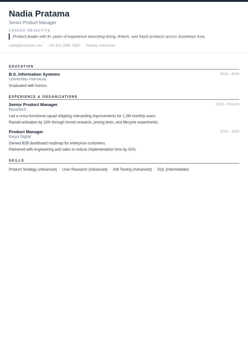 Compass template preview